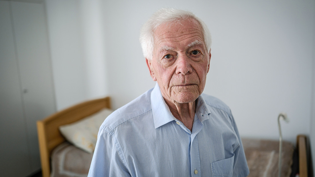Portrait des Holocaust-Überlebenden Leonid Kamenskij 