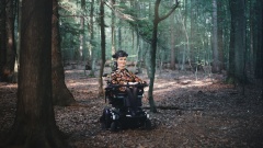 Anastasia Umrik im Rollstuhl