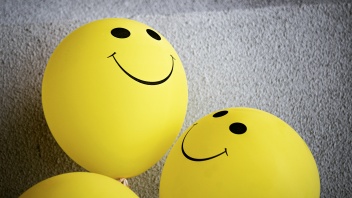 Smiley Luftballons
